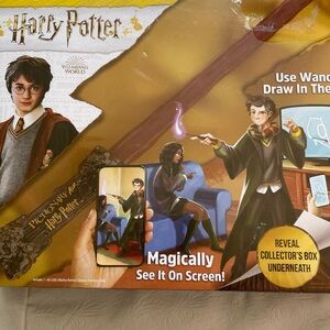 Pictionary Air Harry Potter Drawing Game Wand Pen Party Fantasy Themed Mattel